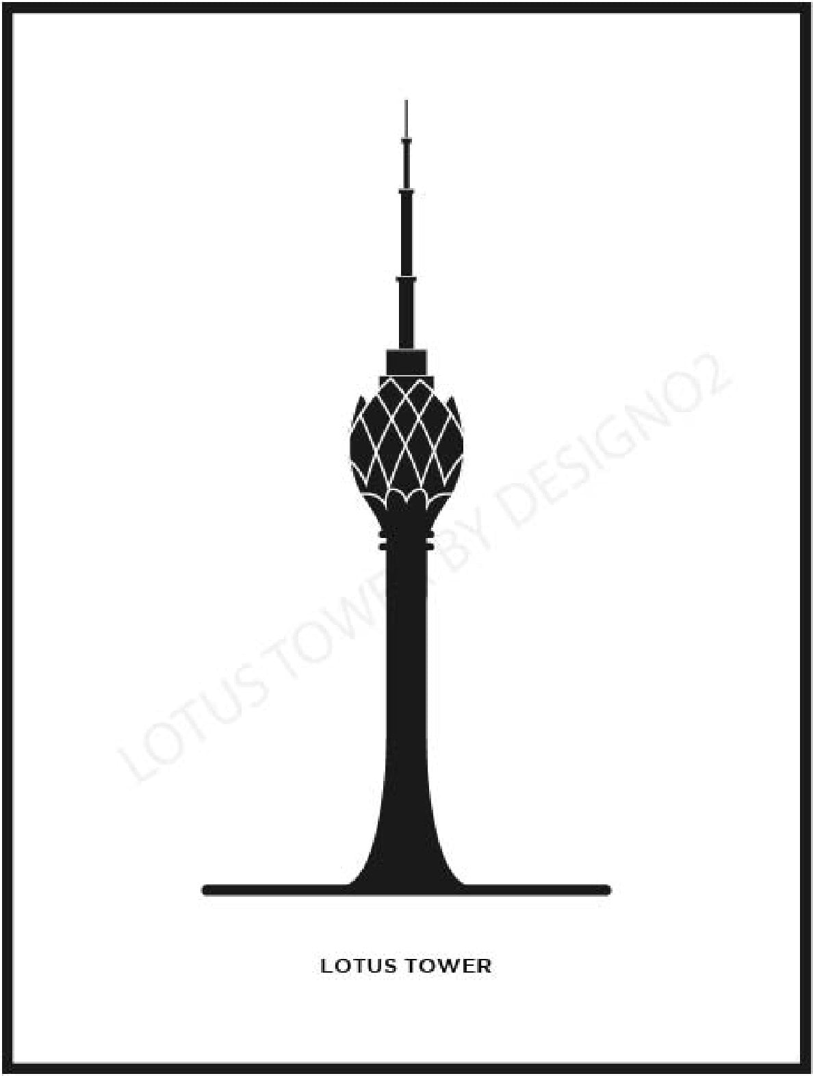 Lotus Tower Sri Lanka Etsy