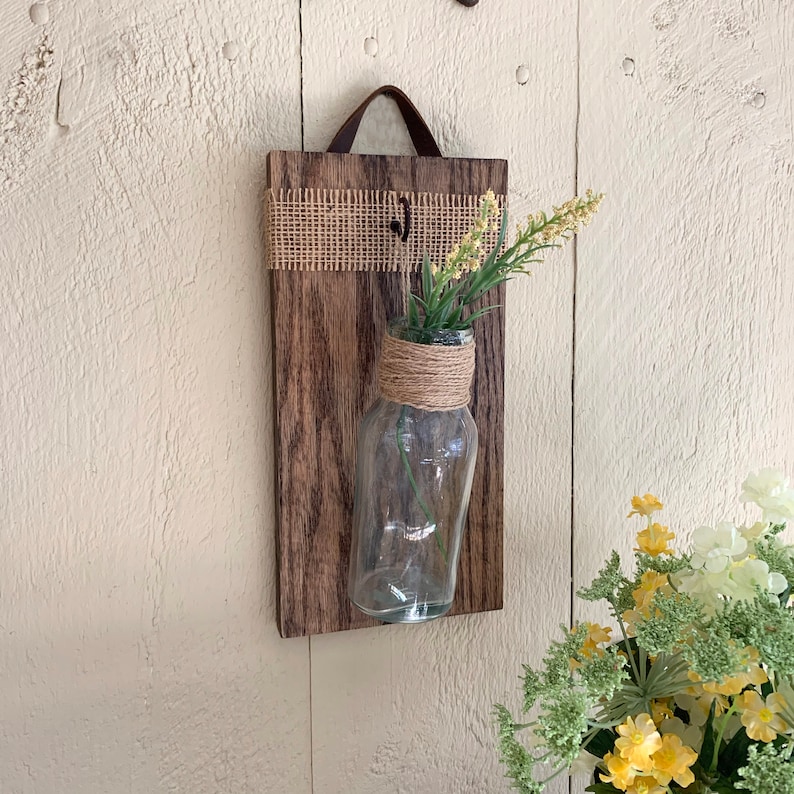 Antique Glass Bottle Sconce, Wall Vase, Bud Vase Etsy UK