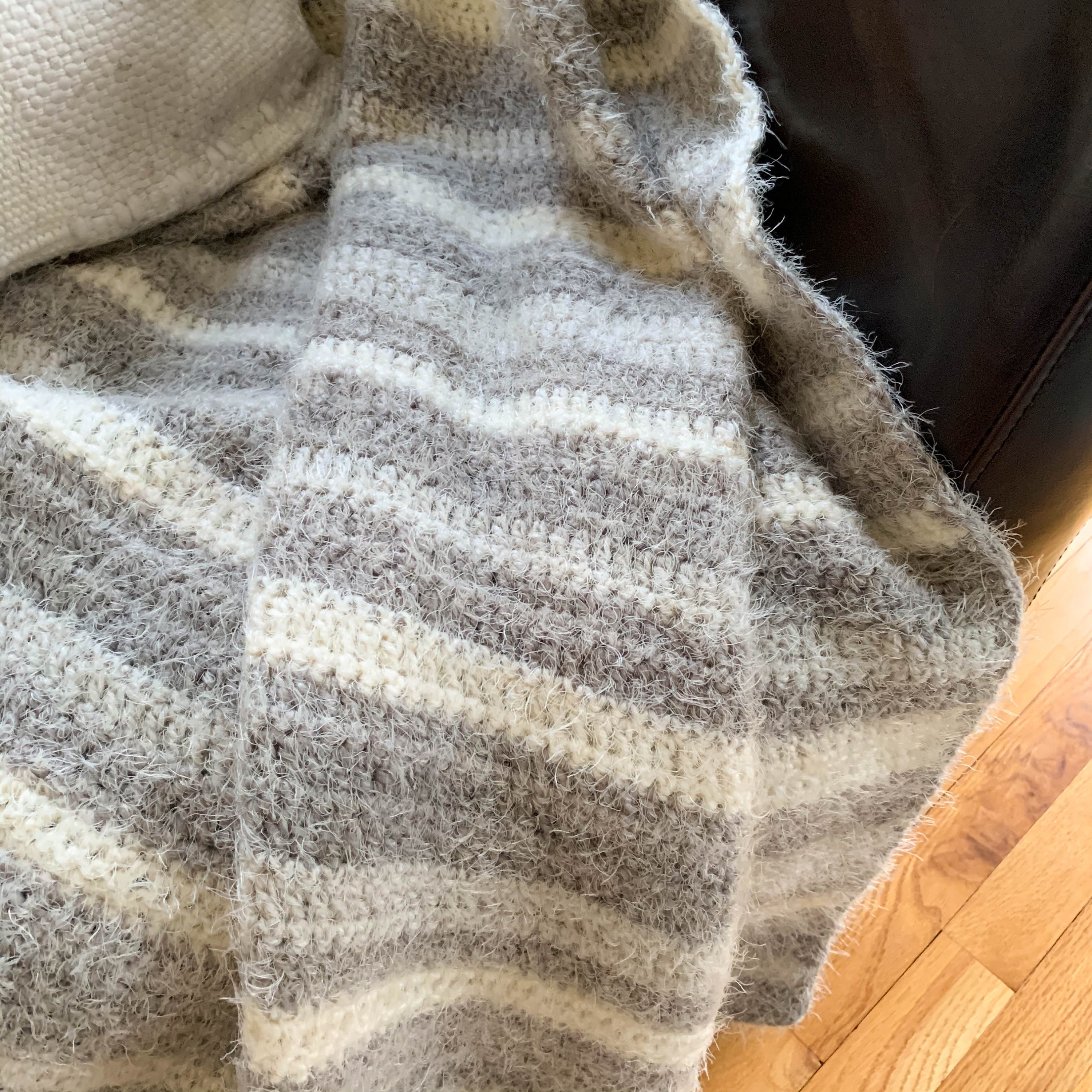 Winter Cozy Blanket Fuzzy Throw Gray Knit Blanket Etsy UK