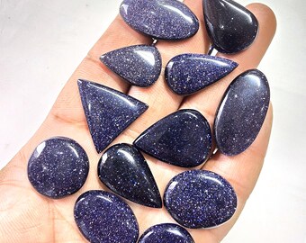 Wholesale Lot Of Blue Sunstone Cabochon, Mix Shape Blue Sunstone Gemstone Cabochon, Blue Sunstone, Top Quality Blue Sunstone Loose Stone