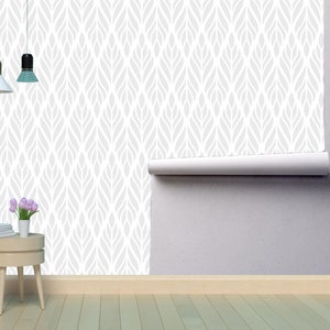 Ethnic Floral Pattern * Removable Wallpaper Mural * Floral Peel & Stick or Pre-Pasted Wallpaper * Self Adhesive * Easy to Apply!