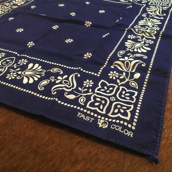 1930's 1940's Vintage Elephant Brand Fast Color Bl