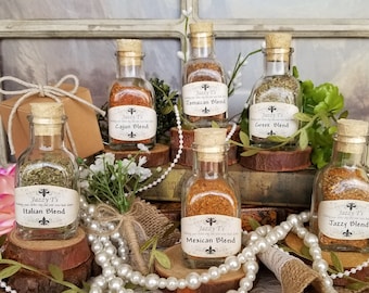 Wedding Favors, Gourmet Spices, Personalized Favors