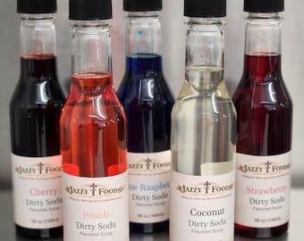 Premium Syrup Flavors for Dirty Soda, Lemonade, Coffee, Tea and more