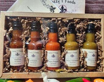 Gourmet Hot Sauce Gift Set: Louisiana Flavor, Small Batch, Father's Day