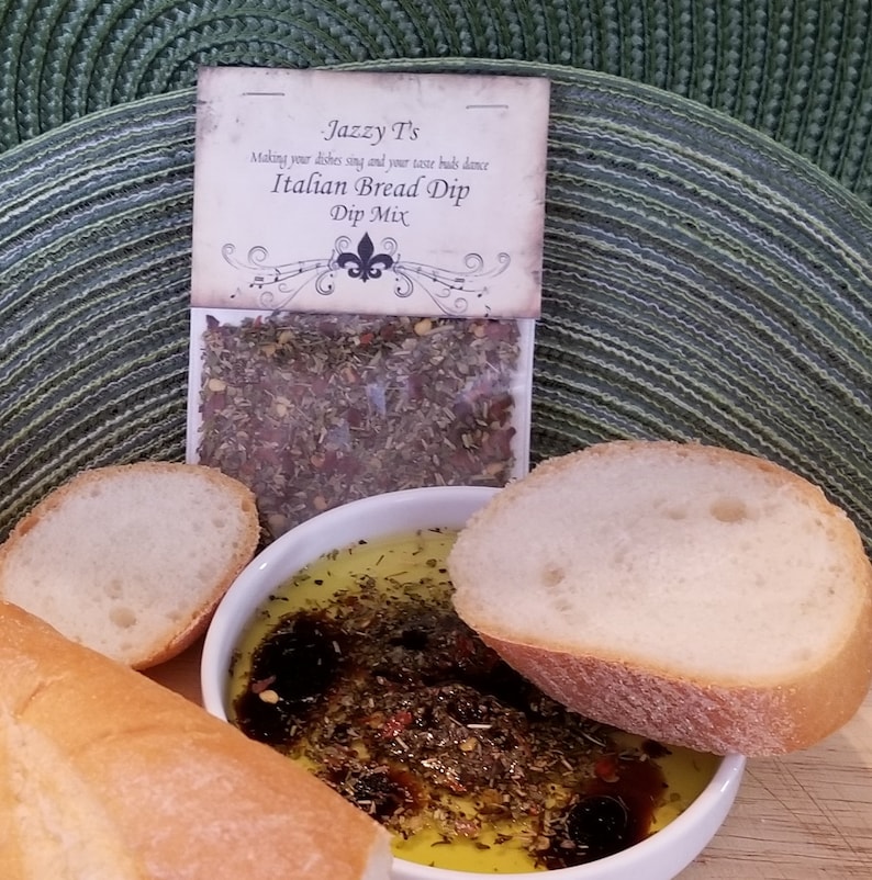 Bread Dipping Spices Bread Dip Mix Italian Bread Dip Mix Etsy