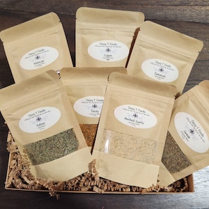 Spice Herb Variety Pack, gift for the cook, wedding gift, new home or birthday, gift for dad
