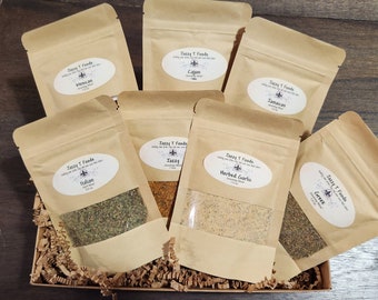 Spice Herb Variety Pack, Christmas Gift, grilling gift, gourmet spice blend, herbs, spices, gift for cook,  food gift