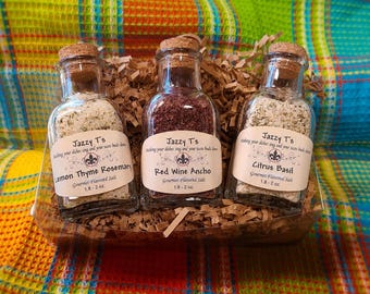 Gourmet Finishing Salt Gift Set: Flavored Salt Sampler