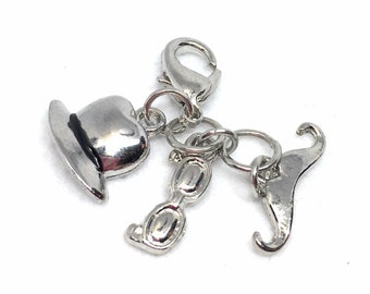 bowler hat charm