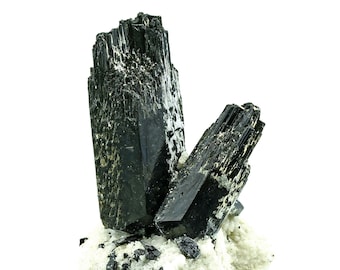 Schorl Tourmaline with Feldspar Crystal Specimen Erongo Region Namibia