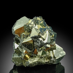 Pyrite super shiny Crystals from Peru - Healing Crystals, Home Decor, Souvenir, Gifts