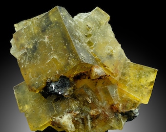 Collector Fluorite with Chalcopyrite and Phantom Zoning – Bergmännisch Glück Germany