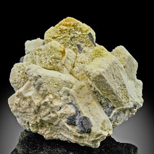K-Feldspar with Tourmaline & Muscovite – Sharp Crystal Cluster – Spitzkoppe, Namibia – rawpegmatite, feldsparcombo, naturalmix