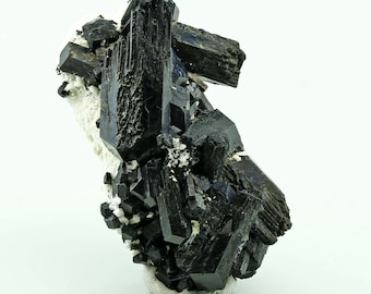 Schorl Tourmaline Shiny Crystal Group with Feldspar Erongo Region Namibia