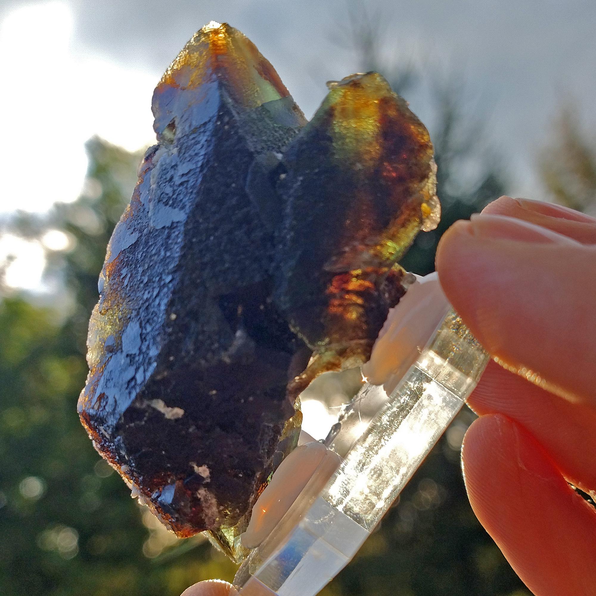 Buy Dark Green Spinel Twin Fluorite – Erongo Region Namibia