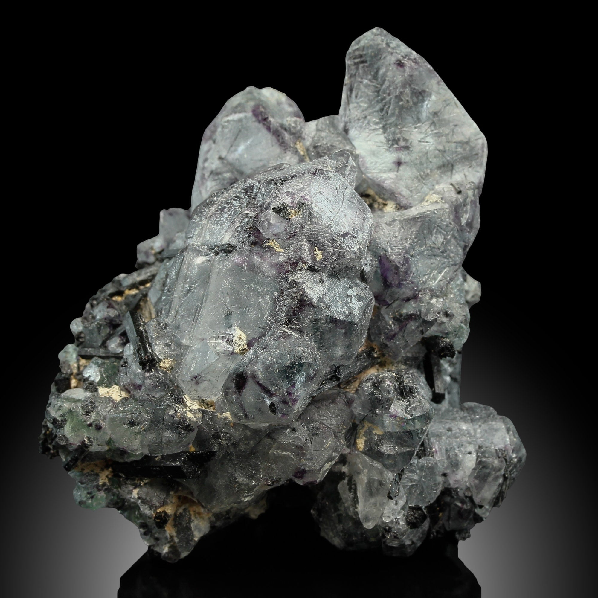 XL Spinel Law Twin Fluorite With Schorl Tourmaline Erongo Namibia