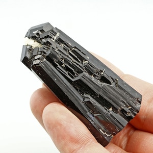 ブラックトルマリン ショール ターミネーテッド クリスタル 6.8 cm