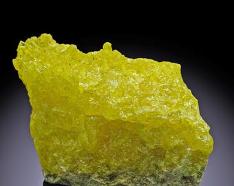 硫黄天然水晶、黄色の鉱物 - 349g - 素晴らしい原石のヒーリング