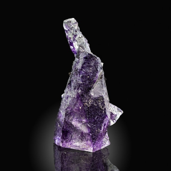 フローライト　スピネル式　双晶　エロンゴ　ナミビア　鉱物標本　原石 ナミビア エロンゴ産 フローライト（スピネル式双晶）の原石 No