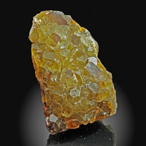 Unusual yellow Fluorite crystals - Okorusu Mine, Namibia -