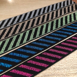 1 inch (25mm) Elastic band，Color wide elastic oak tendons，A skirt belt，Garment accessories -1YARD