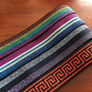 1 inch (25mm) Elastic band，Color wide elastic oak tendons，A skirt belt，Garment accessories -1YARD