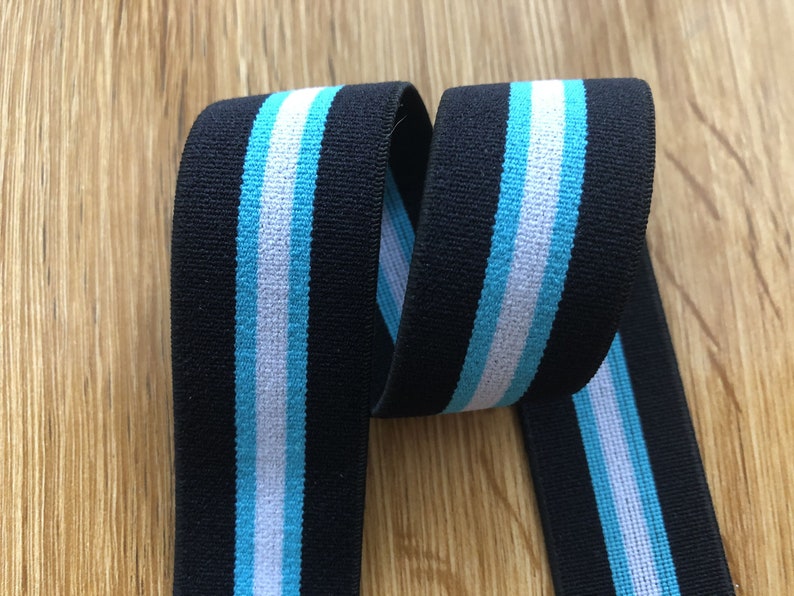 Banda elástica de 1 pulgada 25 mm, tendones elásticos de roble de color ancho, un cinturón de falda, accesorios de prenda 1YARD imagen 2