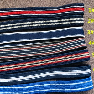 20mm Elastic bandColor wide elastic oak tendonsA skirt beltGarment accessories 1YARD image 3