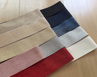 Elastische band van 2 inch / 50 mm，Brede gekleurde eiken pezenEen rokriem，Kledingaccessoires -1YARD