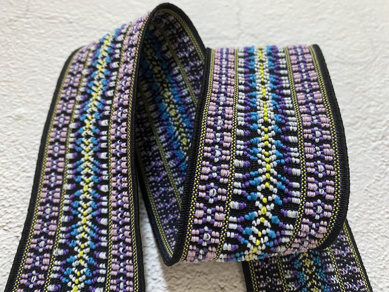 50 mm resårband, färgade breda elastiska ekben, kjolbälte, klädaccessoarer - 1 YARD bild 4