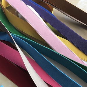 1 pouce (25 mm) Bande élastique，Tendons élastiques larges de couleur chêne，Une ceinture de jupe，Accessoires de vêtement -1 YARD