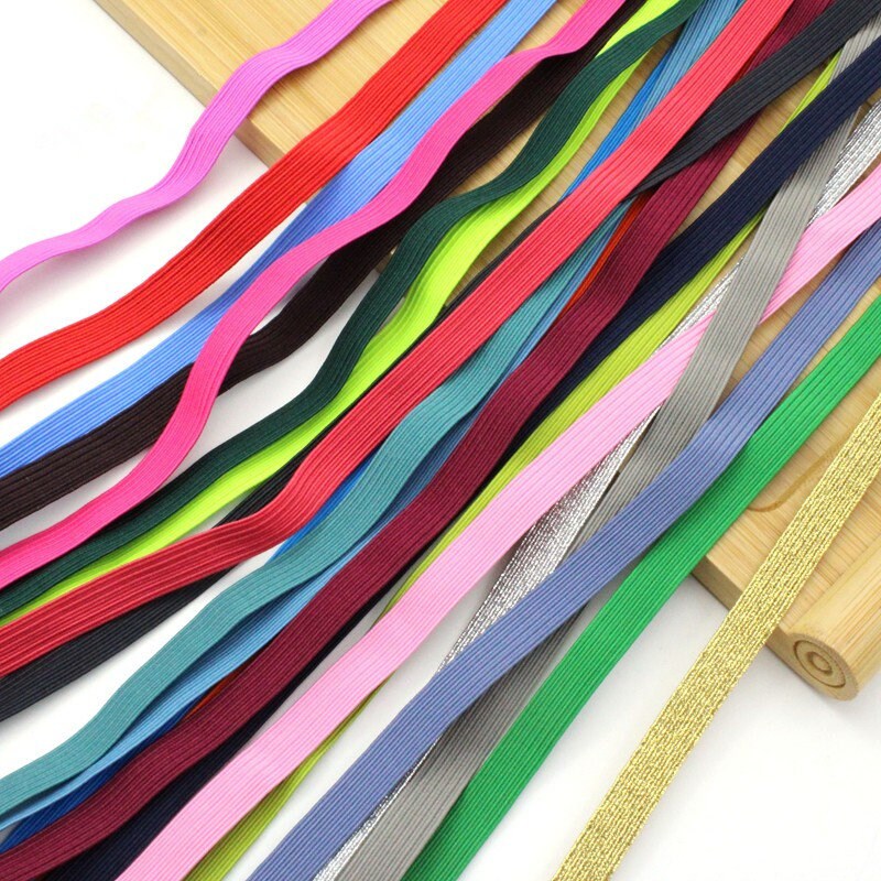 3YARD - 9mm Elastic Band，elastic Rope，bra Strap，color Wide Elastic Oak ...