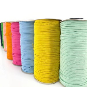3YARD - 3mm Elastic band，Elastic rope，Bra Strap，Color wide elastic oak tendons，A skirt belt，Sewing Elastic，Garment accessories