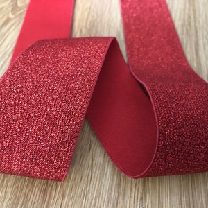 1.5inch / 40mm Elastic bandColor wide elastic oak tendonsA skirt beltGarment accessories 1YARD image 2