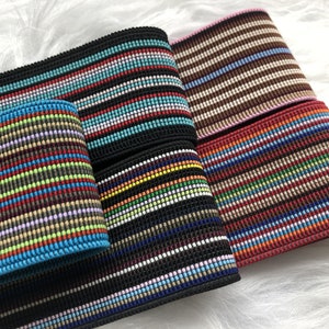 2 inch (50mm)  Elastic band，Color wide elastic oak tendons，A skirt belt，Garment accessories -1YARD