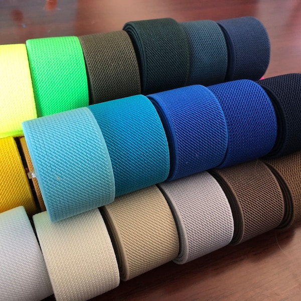 30mm -1YARD Elastic band，Color wide elastic oak tendons，A skirt belt，Garment accessories