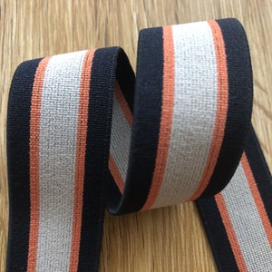 Banda elástica de 1 pulgada 25 mm, tendones elásticos de roble de color ancho, un cinturón de falda, accesorios de prenda 1YARD imagen 4