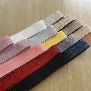 Elastyczna taśma 1 cal / 25 mm, pasek do biustonosza, szerokie elastyczne ścięgna dębowe, pasek do spódnicy, gumka do szycia, dodatki odzieżowe - 1 jard