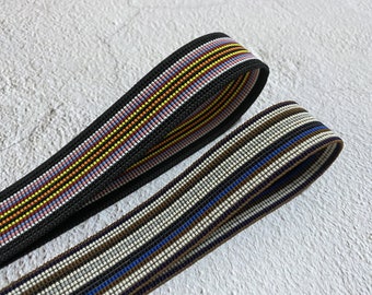 2 Inch 50mm Wide Colorful Striped Jacquard Elastic 