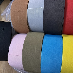100 mm resårband, färgade breda elastiska ekben, kjolbälte, klädaccessoarer - 1 YARD