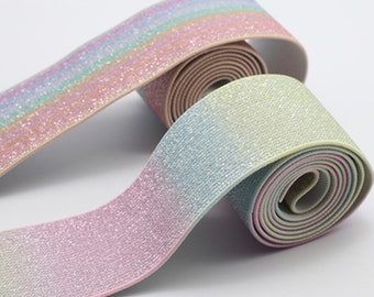 Bande élastique de 45mm -1YARD, tendons élastiques en chêne larges de couleur, ceinture de jupe, accessoires de vêtement