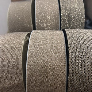 1.5inch / 40mm Elastic bandColor wide elastic oak tendonsA skirt beltGarment accessories 1YARD image 7