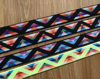 1 inch (25mm) Elastic band，Color wide elastic oak tendons，A skirt belt，Garment accessories -1YARD