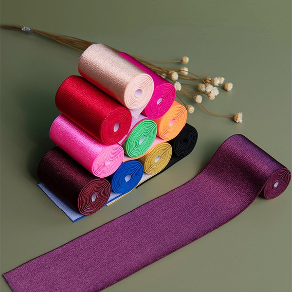 2 inch (50mm) -1YARD  Elastic band，Color wide elastic oak tendons，A skirt belt，Garment accessories