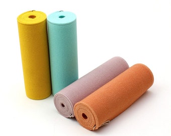 Bande élastique de 4 po. (100 mm), tendons larges élastiques de couleur chêne, une ceinture de jupe, accessoires de vêtement - 1 YARD