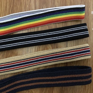 20mm Elastic bandColor wide elastic oak tendonsA skirt beltGarment accessories 1YARD image 4