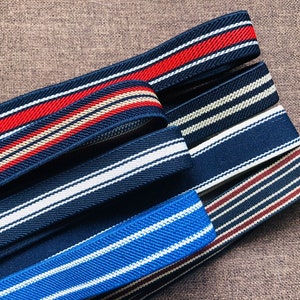 20mm Elastic bandColor wide elastic oak tendonsA skirt beltGarment accessories 1YARD image 2