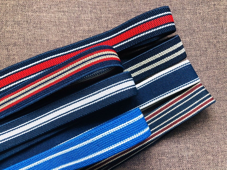 20mm Elastic bandColor wide elastic oak tendonsA skirt beltGarment accessories 1YARD image 2