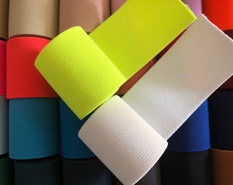 2.4 inch (60mm) Elastic band，Color wide elastic oak tendons，A skirt belt，Garment accessories -1YARD